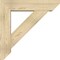 Ekena Millwork Traditional Slat Rough Sawn Bracket w/ Offset Brace, Douglas Fir, 8"W x 34"D x 34"H BKT0806X34X34TRA06RDF - alternate 4